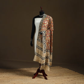 Kalamkari Hand Block Print Natural Dyed Cotton Dupatta 111