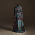 Bengal Pure Mul Cotton Jamdani Saree with Tassels 04