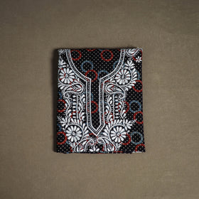 Lucknowi Chikankari Hand Embroidered Cotton Unstitched Kurta Material (2.5M) 37