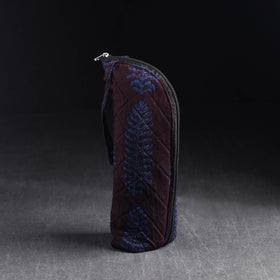 Maroon Handmade Cotton 1L Water Bottle Cover