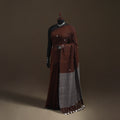 Bengal Pure Mul Cotton Jamdani Saree with Tassels 05