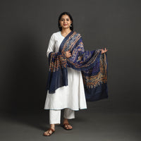 Blue - Kutch Tie-Dye Cotton Bandhani Dupatta 41