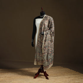 Kalamkari Hand Block Print Natural Dyed Cotton Dupatta 113
