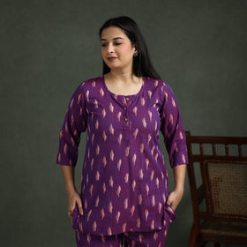 Pochampally Ikat Cotton Night Suit Set for Women 07