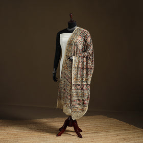 Kalamkari Hand Block Print Natural Dyed Cotton Dupatta 114