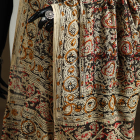 Kalamkari Hand Block Print Natural Dyed Cotton Dupatta 114
