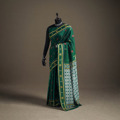 Sambalpuri Handloom Cotton Bomkai Saree with Blouse Piece 01