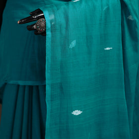 Bengal Pure Mul Cotton Jamdani Saree with Tassels 07