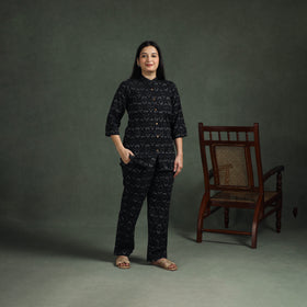 Pochampally Ikat Cotton Night Suit Set for Women 03