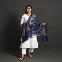 Blue - Kutch Tie-Dye Cotton Bandhani Dupatta 46