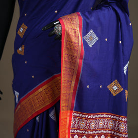 Sambalpuri Handloom Cotton Bomkai Saree with Blouse Piece 06