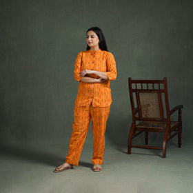 Pochampally Ikat Cotton Night Suit Set for Women 05