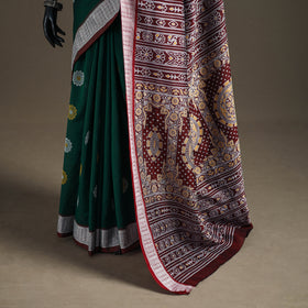 Sambalpuri Handloom Cotton Bomkai Saree with Blouse Piece 05
