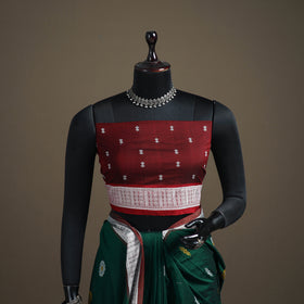 Sambalpuri Handloom Cotton Bomkai Saree with Blouse Piece 05
