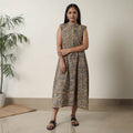  Pedana Kalamkari Block Printed Cotton Dress 14 