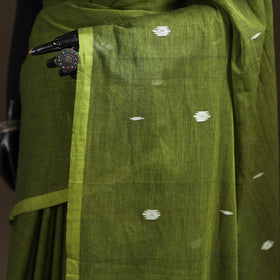 Bengal Pure Mul Cotton Jamdani Saree with Tassels 10