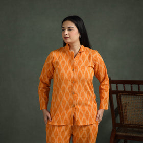 Pochampally Ikat Cotton Night Suit Set for Women 14