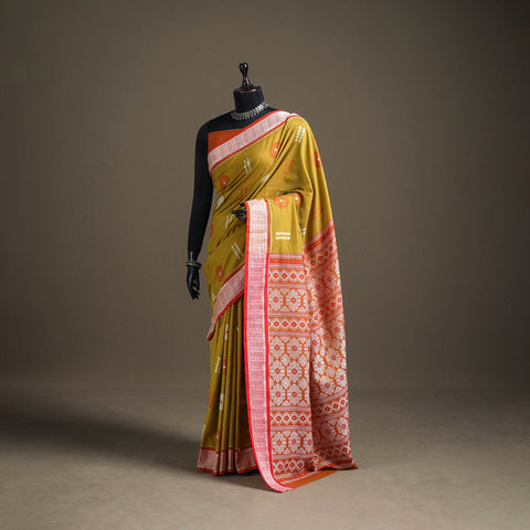 Sambalpuri Handloom Cotton Bomkai Saree with Blouse Piece 02