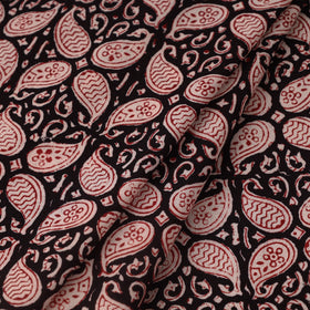 Multicolor Bagh Hand Block Print Natural Dyed Cotton Fabric