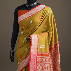 Sambalpuri Handloom Cotton Bomkai Saree with Blouse Piece 02