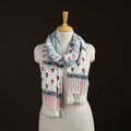 Sanganeri Hand Block Print Pure Merino Wool Handwoven Stole 05