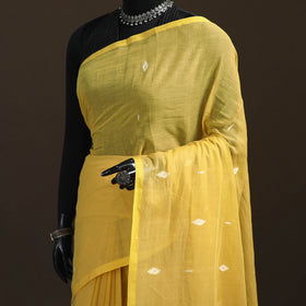 Bengal Pure Mul Cotton Jamdani Saree with Tassels 14