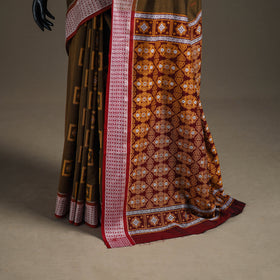 Sambalpuri Handloom Cotton Bomkai Saree with Blouse Piece 08