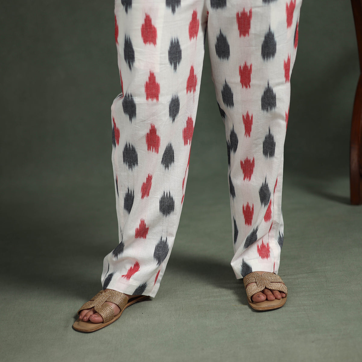 Pochampally Ikat Cotton Night Suit Set for Women 12