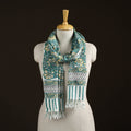 Sanganeri Hand Block Print Pure Merino Wool Handwoven Stole 12