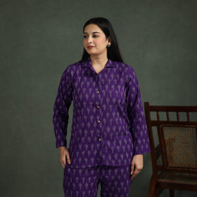 Pochampally Ikat Cotton Night Suit Set for Women 11