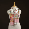 Sanganeri Hand Block Print Pure Merino Wool Handwoven Stole 14