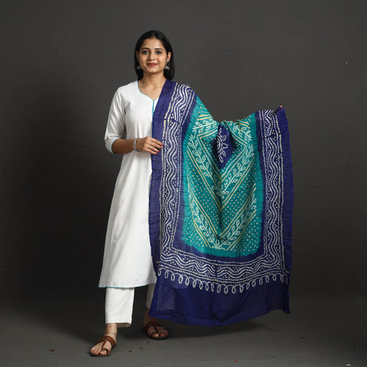 Kutch Tie-Dye Cotton Bandhani Dupatta 60