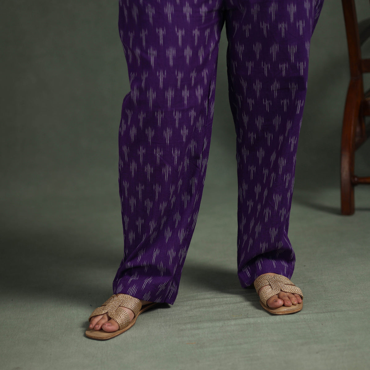 Pochampally Ikat Cotton Night Suit Set for Women 11