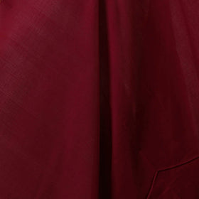 Maroon - handloom cotton mangalagiri fabric with zari