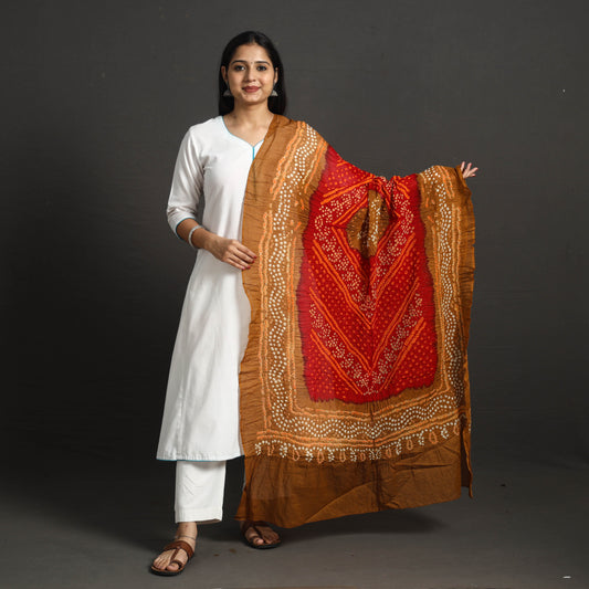 Kutch Tie-Dye Cotton Bandhani Dupatta 61