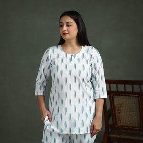 Pochampally Ikat Cotton Night Suit Set for Women 17