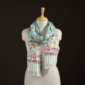 Sanganeri Hand Block Print Pure Merino Wool Handwoven Stole 19