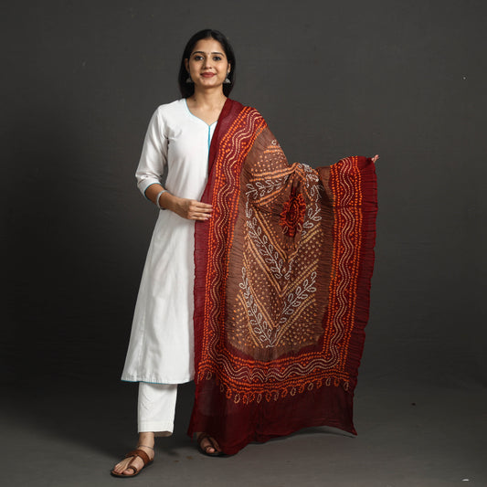 Kutch Tie-Dye Cotton Bandhani Dupatta 63