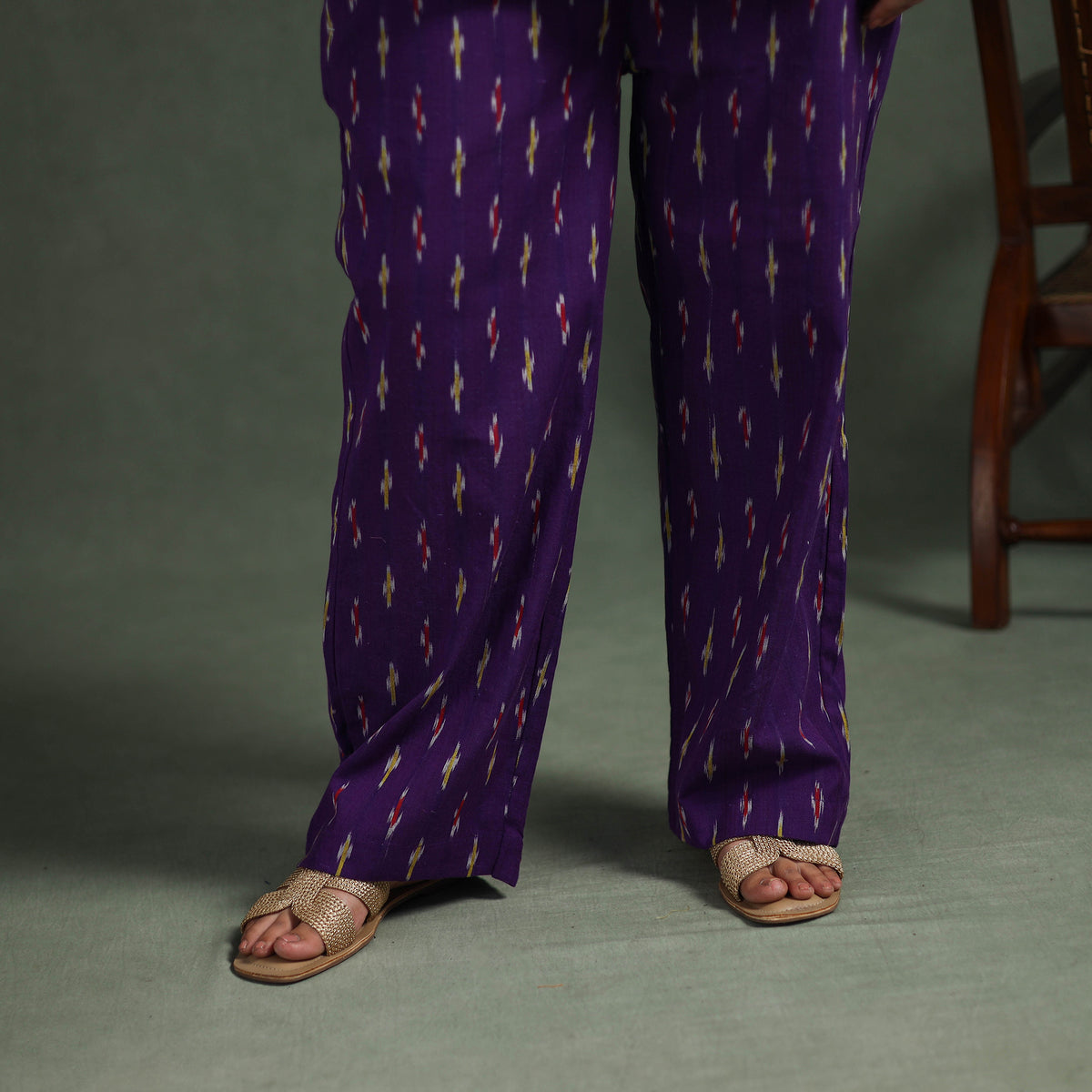 Pochampally Ikat Cotton Night Suit Set for Women 19