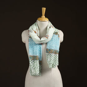 Sanganeri Hand Block Print Pure Merino Wool Stole 27