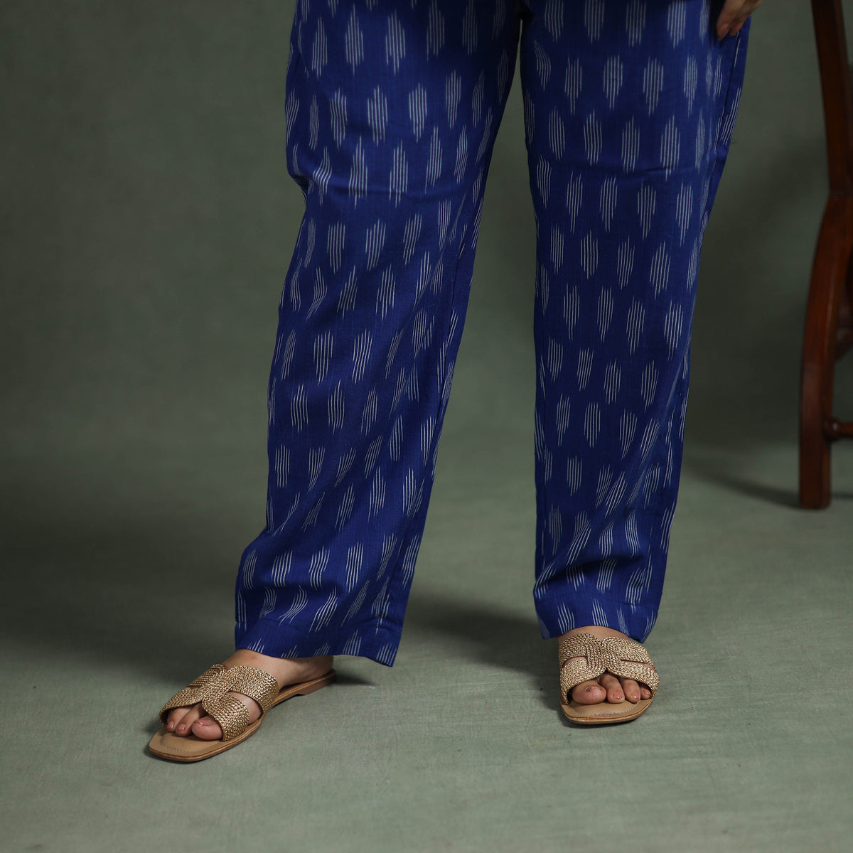 Pochampally Ikat Cotton Night Suit Set for Women 10