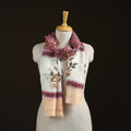 Sanganeri Hand Block Print Pure Merino Wool Stole 31