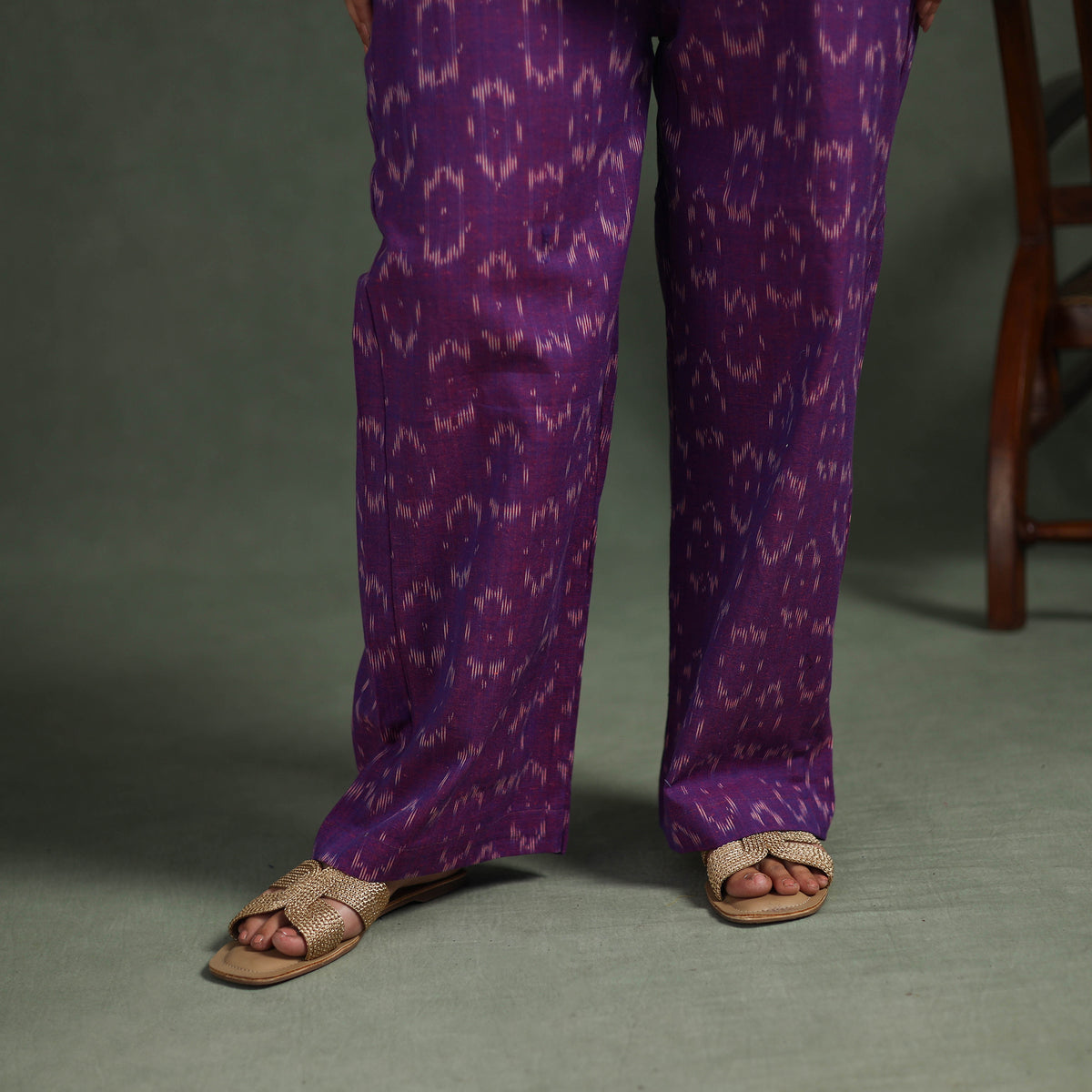 Pochampally Ikat Cotton Night Suit Set for Women 20