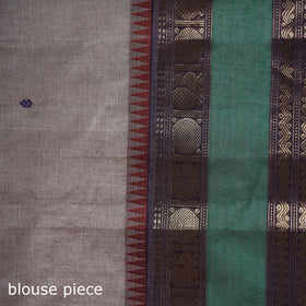 Purple - Kanchipuram Buti Cotton Saree with Border 21