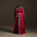 Stripes Buti Cotton Zari Border Kanchipuram Saree 02