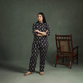 Pochampally Ikat Cotton Night Suit Set for Women 01