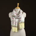 Sanganeri Hand Block Print Pure Merino Wool Stole 38