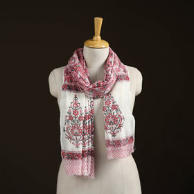 Sanganeri Hand Block Print Pure Merino Wool Stole 39