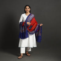 Red - Kutch Tie-Dye Cotton Bandhani Dupatta 69