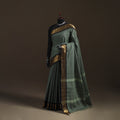 Stripes Buti Cotton Zari Border Kanchipuram Saree 05